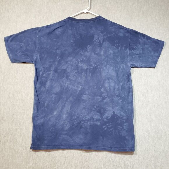 9/11 Firefighter Shirt Mens XL Blue The Mountain Piedye Dept Rescue US Flag Vtg - Picture 6 of 6